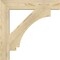 Ekena Millwork Imperial Block Rough Sawn Bracket, Douglas Fir, 4"W x 26"D x 26"H BKT04X26X26IMP05RDF - alternate 2